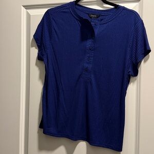 Banana Republic Deep Blue Knit Top